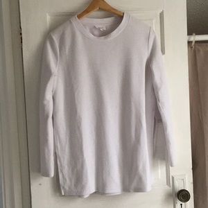 ASOS white terry cloth top